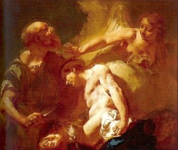 Giovanni Battista Piazzetta : The Sacrifice of Isaac